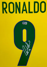 Load image into Gallery viewer, RONALDO Signed Brazil Jersey Display