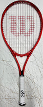 Load image into Gallery viewer, ROGER FEDERER Signed Wilson Tennis Racquet & Photos/Balls Collage Display