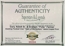 Load image into Gallery viewer, Gary Ablett Snr & Graham Polly Farmer AFL Autograph