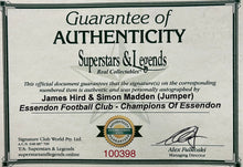 Load image into Gallery viewer, Hird & Madden Signed Essendon FC Memorabilia