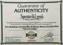 Load image into Gallery viewer, Collectible cricket bat signed by legends