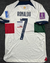 Load image into Gallery viewer, Cristiano Ronaldo Signed 2022 World Cup Portugal Jersey