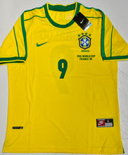 Load image into Gallery viewer, Authentic Ronaldo Brazil jersey with Beckett certificate