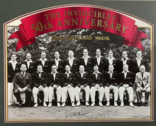 Load image into Gallery viewer, Framed 50th-anniversary print signed by Invincibles team