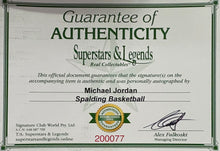 Load image into Gallery viewer, Premium MICHAEL JORDAN signed Spalding basketball