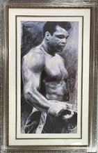 Load image into Gallery viewer, MUHAMMAD ALI Signed Stephen Holland Lithograph Display