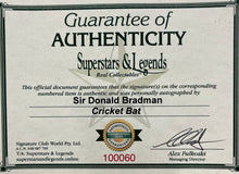 Load image into Gallery viewer, Cricket legends Bradman