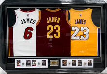 Load image into Gallery viewer, LeBron James signed Cavaliers jersey