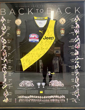 Load image into Gallery viewer, RICHMOND TIGERS “Back To Back” Team Signed Jumper Display