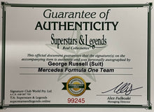 Load image into Gallery viewer, George Russell collectible F1 race suit