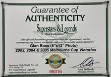 Load image into Gallery viewer, Makybe Diva limited edition framed print by jockey Glen Boss