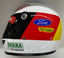 Load image into Gallery viewer, Michael Schumacher 1994 F1 helmet autographed display