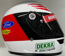 Load image into Gallery viewer, Signed Michael Schumacher F1 full-size helmet with COA