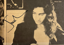 Load image into Gallery viewer, Limited edition Queen signed magazine page from Rolling Stone