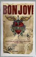 Load image into Gallery viewer, Limited edition Bon Jovi 2008 Australia & NZ poster