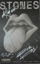 Load image into Gallery viewer, Rolling Stones Signed Guitar & Poster Display