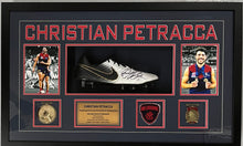 Load image into Gallery viewer, Christian Petracca signed memorabilia display