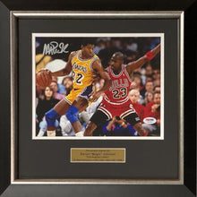 Load image into Gallery viewer, Magic Johnson signed photo framed display
