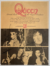 Load image into Gallery viewer, Signed Queen Rolling Stone magazine page collectible