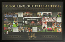 Load image into Gallery viewer, Scott Pendlebury signed Honouring Our Fallen Heroes Anzac Day print