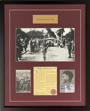 Load image into Gallery viewer, Sir Hubert Opperman Tour de France winner signed display