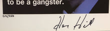 Load image into Gallery viewer, Henry Hill signed gangster poster framed