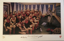 Load image into Gallery viewer, AFL collectible – Signed print of Ron Barassi & Robert Flower