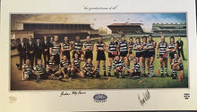 Load image into Gallery viewer, Geelong Cats “Team of the Century” Print Display