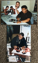 Load image into Gallery viewer, MUHAMMAD ALI and JOE FRAZIER Signing on Collectible