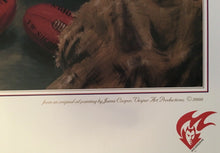 Load image into Gallery viewer, Signed AFL print – Ron Barassi & Robert Flower memorabilia