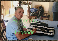 Load image into Gallery viewer, Signed jumper hanging for display