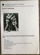 Load image into Gallery viewer, Muhammad Ali Signed Memorabilia Details