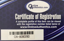 Load image into Gallery viewer, Onlineauthentics.com Certificate of Registration for Autograph