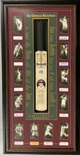 Load image into Gallery viewer, Don Bradman signed team bat display
