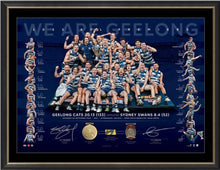 Load image into Gallery viewer, Joel Selwood Tom Hawkins signed lithograph