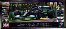 Load image into Gallery viewer, Limited Edition signed Lewis Hamilton F1 display item