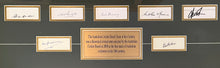 Load image into Gallery viewer, Bradman & Australian Cricket Team signed display, framed.