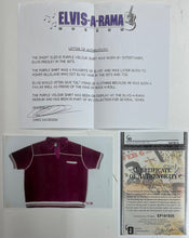Load image into Gallery viewer, Elvis Presley shirt and hair strand, framed display