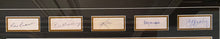 Load image into Gallery viewer, Signed Bradman & team display, framed with authenticity.