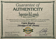 Load image into Gallery viewer, Frank Sinatra signature photo and record collage display