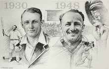 Load image into Gallery viewer, Don Bradman framed a limited edition print with a certificate.