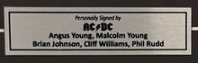 Load image into Gallery viewer, AC/DC Signed Display with Drumstick & Album Art Framed
