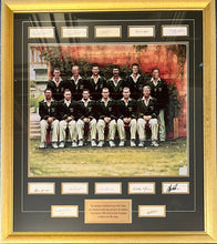 Load image into Gallery viewer, Signed Don Bradman & Australian Team of the Century display