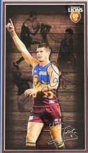 Load image into Gallery viewer, Framed display of signed Lion Kings Fitzroy photos.