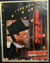 Load image into Gallery viewer, Frank Sinatra vintage memorabilia framed display