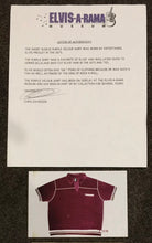 Load image into Gallery viewer, Elvis' purple shirt and hair strand, certificate included