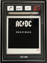 Load image into Gallery viewer, AC/DC Signed "Back in Black" Display with Album Art