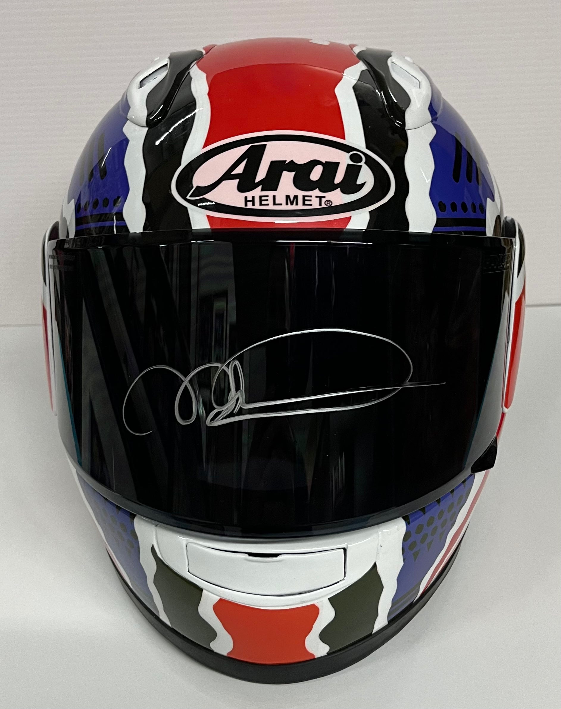 MICK DOOHAN Signed Helmet Superstars Legends