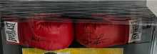 Load image into Gallery viewer, Framed Rumble in the Jungle poster with Ali & Foreman gloves