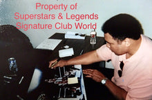 Load image into Gallery viewer, MUHAMMAD ALI &amp; GEORGE FOREMAN Signed &quot;The Rumble in the Jungle&quot; 16”x20” Photo Collage Display
